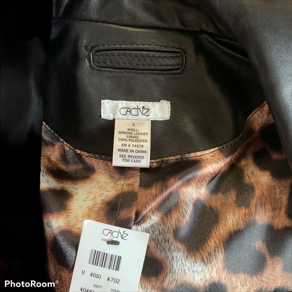 Cache super soft lambskin leather vest. Si… - Picture 8 of 10